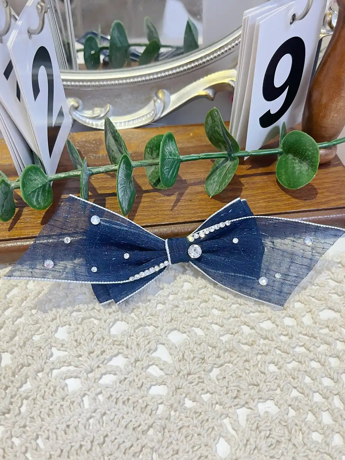 Starlight Gauze | Artisan Hand-Crafted Dreamy Bow Clip