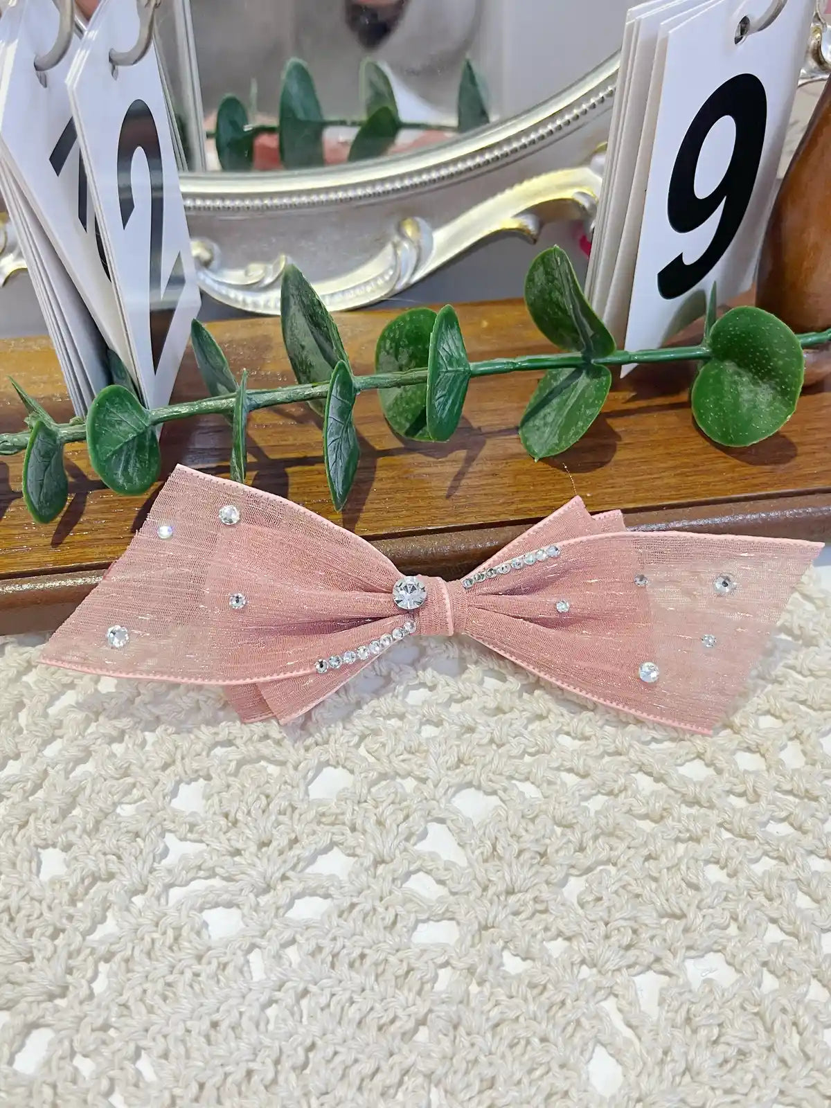 Starlight Gauze | Artisan Hand-Crafted Dreamy Bow Clip