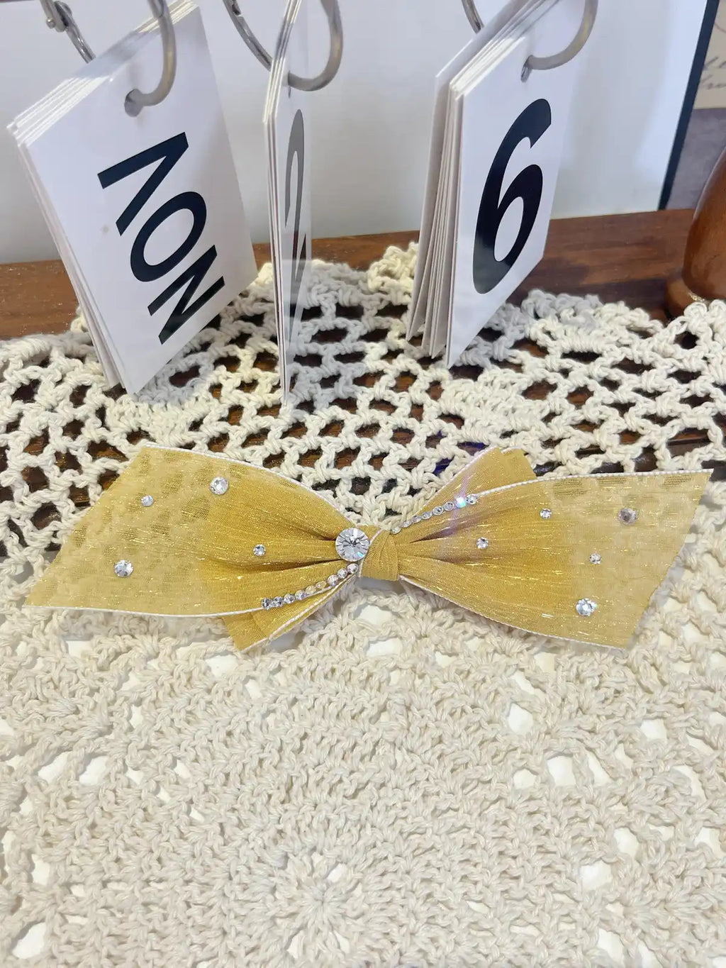 Starlight Gauze | Artisan Hand-Crafted Dreamy Bow Clip