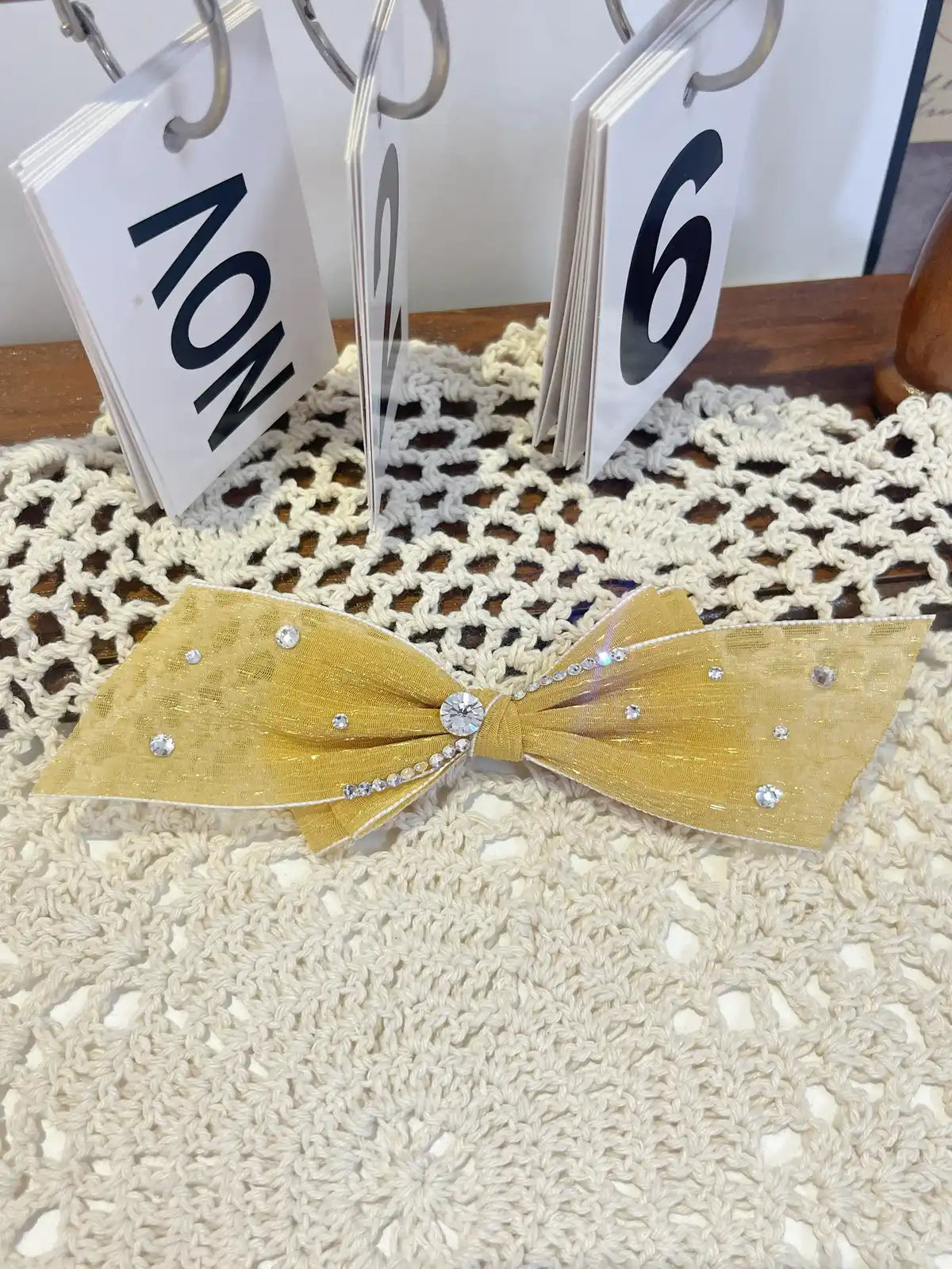 Starlight Gauze | Artisan Hand-Crafted Dreamy Bow Clip