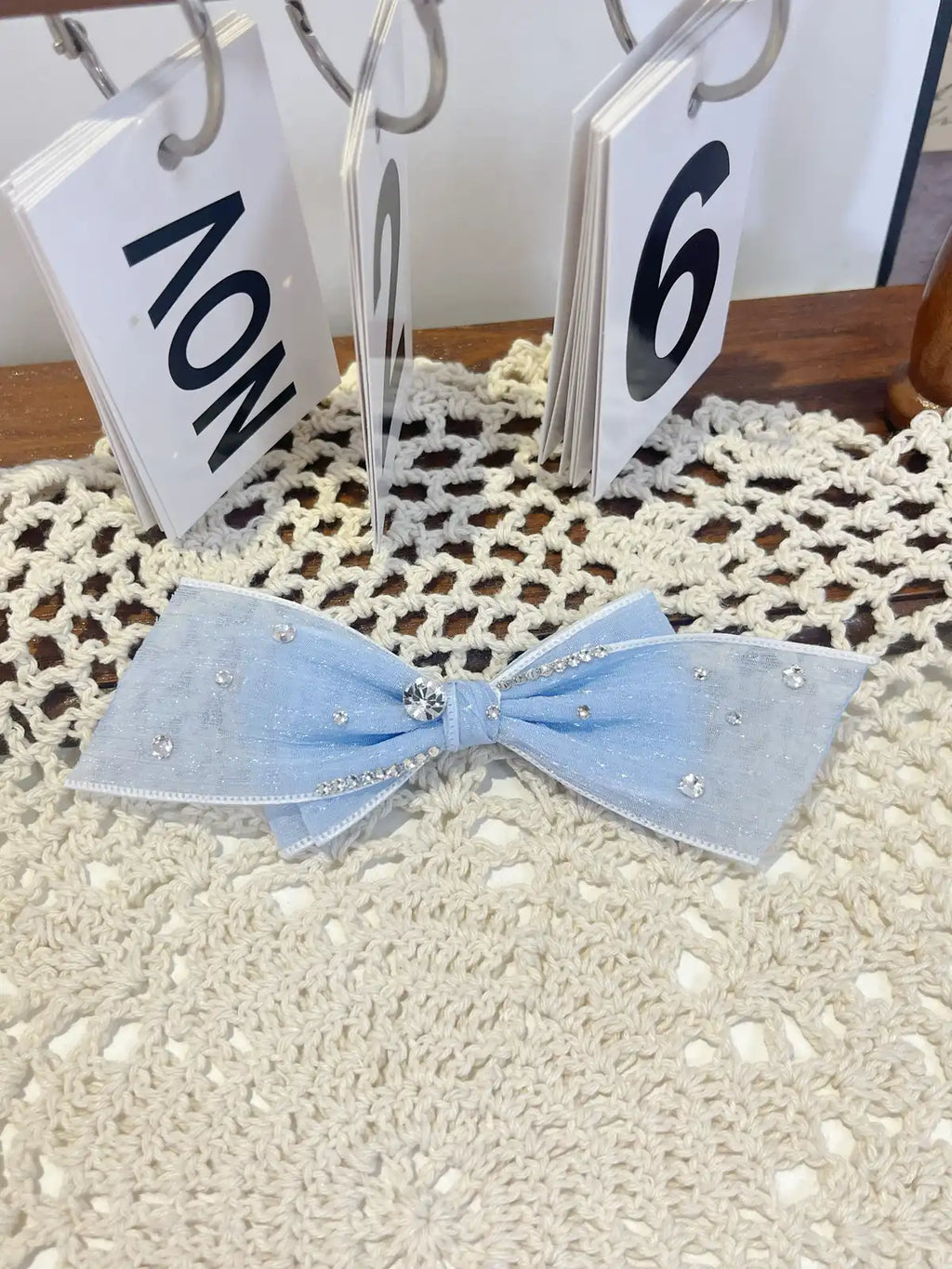 Starlight Gauze | Artisan Hand-Crafted Dreamy Bow Clip