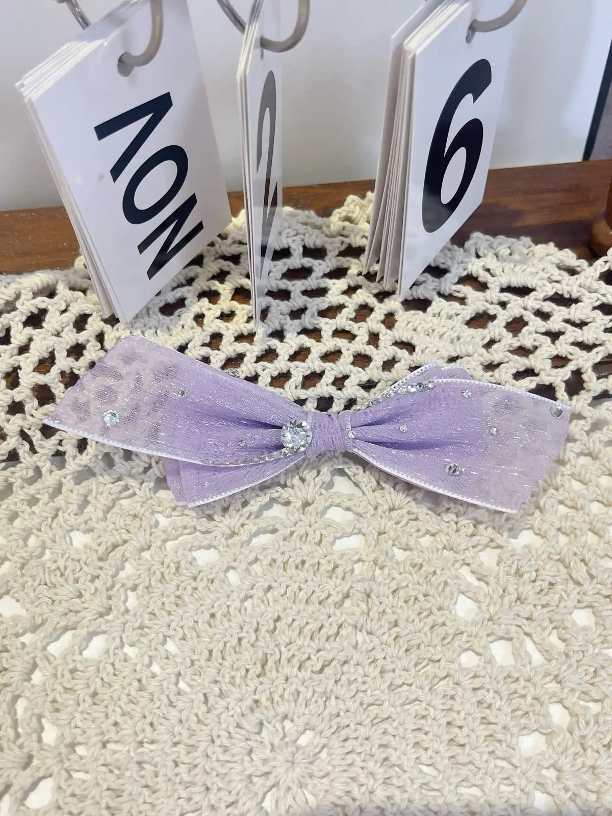 Starlight Gauze | Artisan Hand-Crafted Dreamy Bow Clip