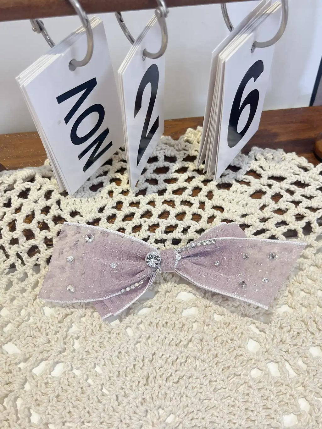 Starlight Gauze | Artisan Hand-Crafted Dreamy Bow Clip
