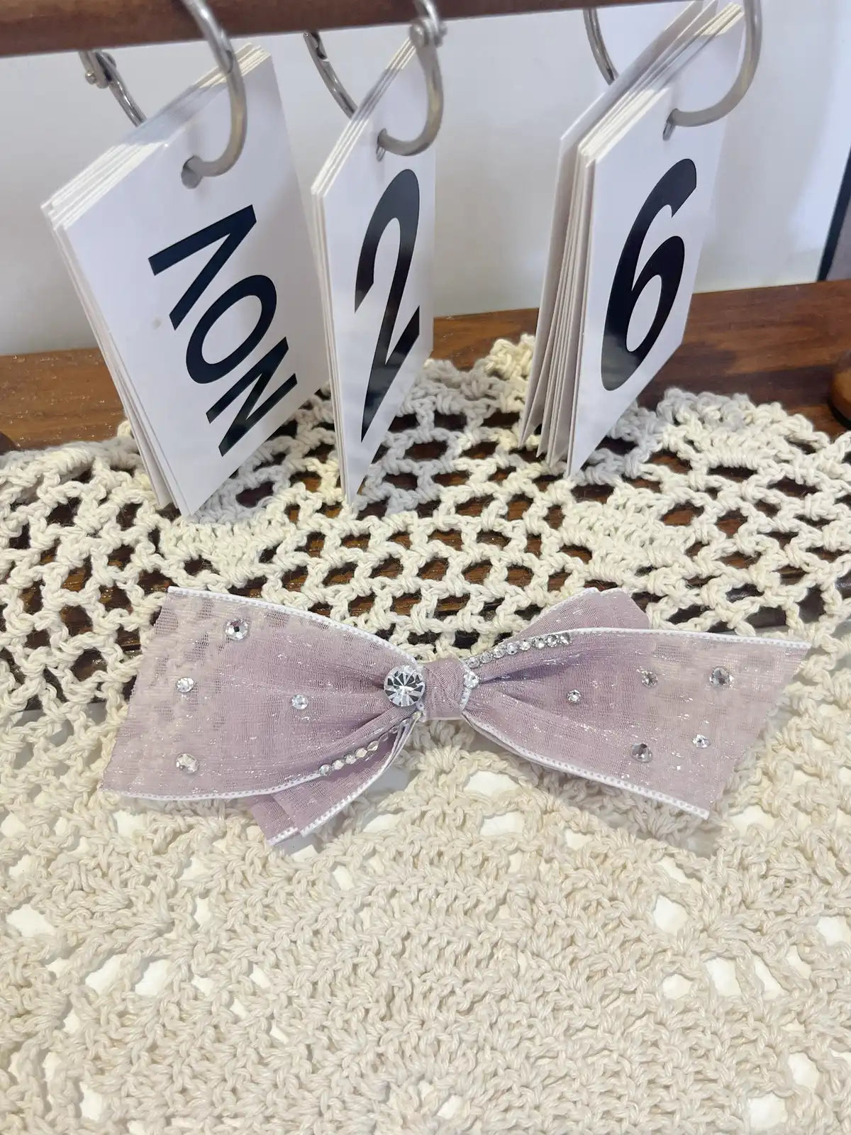 Starlight Gauze | Artisan Hand-Crafted Dreamy Bow Clip