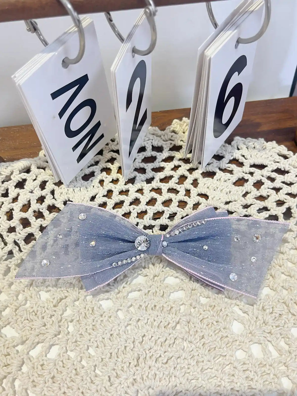 Starlight Gauze | Artisan Hand-Crafted Dreamy Bow Clip