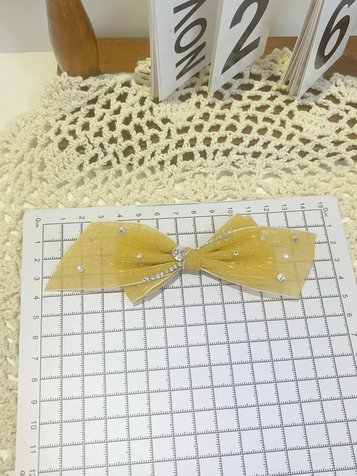 Starlight Gauze | Artisan Hand-Crafted Dreamy Bow Clip