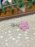 Tinselpaw Triple-Luxe Bloom | Hand-Crafted 5A Crystal, Pearl & Organza Pet Bow Clip
