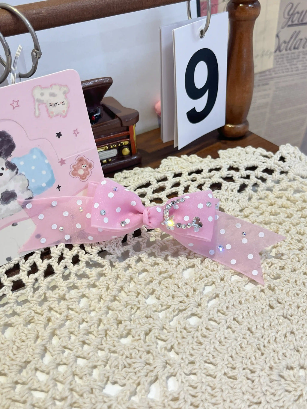 Tinselpaw Silky Ethereal Series: Hand-Crafted Cloth Gauze & 5A Crystal Bows for Dogs & Cats